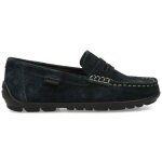 Mocassins enfant - geox - junior new fast 33 - noir - semelle respirante - mixte