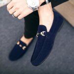 Mocassins  enfiler pour hommes mocassins de conduite doux chaussures plates de haute qualit jiushengti? ...