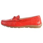 Mocassin cuir ara alabama - rouge