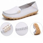 Mocassins pour femmes casual chaussures plates légères grande taille 2023 printemps Été - blanc - polyuréthane ... Mocassins pour femmes casual chaussures plates légères grande taille 2023 printemps Été - blanc - polyuréthane ...