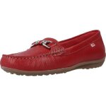 Mocassin pour femme en cuir rouge fluchos 94824 Mocassin pour femme en cuir rouge fluchos 94824