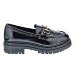 Mocassins femme nero giardini modèle i205105d en cuir noir et blanc Mocassins femme nero giardini modèle i205105d en cuir noir et blanc