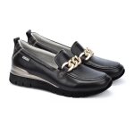 Mocassins femme pikolinos cantabria - noir - femme - cuir - confortable et styl