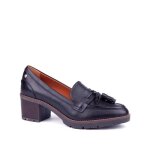 Mocassins femme - pikolinos llanes w7h - 3719 - noir - 36 - talon 6cm - plateforme 15cm