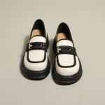 Mocassins femme - simil cuir - blanc - légère souple respirante Mocassins femme - simil cuir - blanc - légère souple respirante