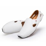 Mocassin fowler respirant - ecelen - blanc - homme - cuir - chaussures cousues - résistant à labrasion ... Mocassin fowler respirant - ecelen - blanc - homme - cuir - chaussures cousues - résistant à labrasion ...