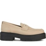 Mocassins geox d36vdi 000cl c5004 beige chaussures femme