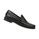 Mocassins - geox - new damon - cuir noir - respirabilité Mocassins - geox - new damon - cuir noir - respirabilité