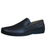 Mocassin - geox - u siron a - cuir - marron - homme
