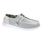 Mocassins hey dude wendy natural - femme - textile - blanc - verde Mocassins hey dude wendy natural - femme - textile - blanc - verde