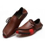 Mocassin hommes chaussure classic chaussures cuir - funmoon - marron - homme