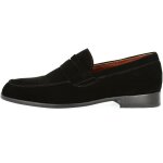 Mocassin homme - cuir daim noir - léger et confortable Mocassin homme - cuir daim noir - léger et confortable