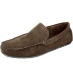 Mocassin homme en cuir nubuck marron - belym - cousu main - doublure et semelle intérieure en cuir Mocassin homme en cuir nubuck marron - belym - cousu main - doublure et semelle intérieure en cuir