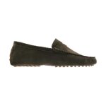 Mocassins pour homme en cuir suède marron avec semelles à picots - the weekenders Mocassins pour homme en cuir suède marron avec semelles à picots - the weekenders