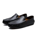 Mocassin homme femme classique rtro noir - taille 37 - 47