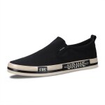 Mocassins homme plat respirante toile casual