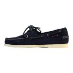 Mocassin homme - sebago - portland flesh out - cuir bleu inverse - confort exceptionnel