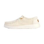 Mocassin � lacets hey dude wendy crochet lace - blanc - or