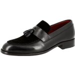 Mocassin richelieu homme en cuir et daim noir - marque - modèle - légèreté et confort Mocassin richelieu homme en cuir et daim noir - marque - modèle - légèreté et confort