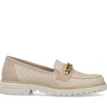 Mocassins rieker 54852 - 60 beige chaussures femme