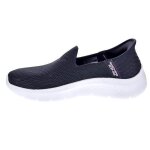 Mocassins skechers go walk pour femme - blanc et noir - tige textile Mocassins skechers go walk pour femme - blanc et noir - tige textile