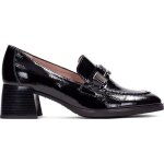 Mocassin � talon pour femme hispanitas milan hi243590 - cuir - noir - confort triflow
