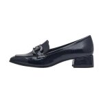 Mocassin  talon - tamaris - marine - confort exceptionnel - semelle synthtique - femme