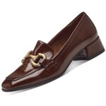 Mocassins - tamaris - femme - imitation cuir verni - marron Mocassins - tamaris - femme - imitation cuir verni - marron