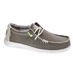 Mocassins tressés wally - hey dude - homme - blanc / verde - semelle en caoutchouc Mocassins tressés wally - hey dude - homme - blanc / verde - semelle en caoutchouc