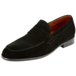 Mocassin de ville en cuir daim noir - homme - chaussures Mocassin de ville en cuir daim noir - homme - chaussures