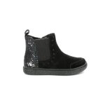 Boots - mod 8 - blanou - cuir - noir - fermeture zip et lastique