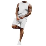 Mode ensemble surv�tements homme �t� ensemble jogging tenue sport pantalon sportwear short tee shirts ...