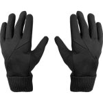 Gants v�lo casr gants mi - saison de v�lo & trottinette electrique casr gloves - noir - l