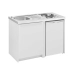 Moderna kitchenette cadette �l�ments bas 120x60 blanc m�lamin�