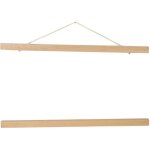 Cadre photo magn�tique en sciure de bois - kimiss - 40cm - d�coration murale - contemporain - design