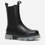 La modeuse - bottines - chelsea en simili  talon et plateforme crants avec effet transparent. modle ...