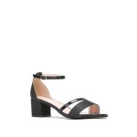 Sandales � brides vernies et paillet�es. pour femme - sandales nu - pieds - la modeuse