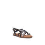 La modeuse - sandales nu - pieds - sandales plates  brides entrecroises. bride rglable  larrire ...