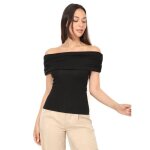 La modeuse - tops t - shirts - top moulant doté dun col bardot froncé. La modeuse - tops t - shirts - top moulant doté dun col bardot froncé.