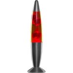 Lampe � lave fus�e r�tro magma 35 cm - rouge - 2 ampoules r39 25w incluses