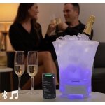 Seau à glaçons - modezvous - eclairage led - enceinte bluetooth - bac à glace 7 couleurs - plastique ... Seau à glaçons - modezvous - eclairage led - enceinte bluetooth - bac à glace 7 couleurs - plastique ...