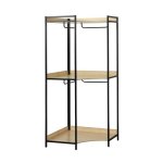 Module dressing dangle noir avec 4 penderies et 2 étagères. l 80 x p 80 x h 190 cm Module dressing dangle noir avec 4 penderies et 2 étagères. l 80 x p 80 x h 190 cm