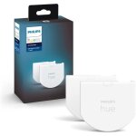 Module dinterrupteur mural - philips hue - pack de 2 - blanc - compatible alexa - int�rieur