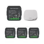 Modules interrupteur pour volet roulant zigbee (4 pièces) + 1 passerelle zigbee - silumen Modules interrupteur pour volet roulant zigbee (4 pièces) + 1 passerelle zigbee - silumen