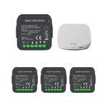 Modules interrupteur pour volet roulant zigbee (4 pi�ces) + 1 passerelle zigbee - silamp