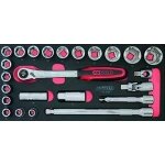 Module - ks tools - 713. 1024 - module de douilles et accessoires ultimate - 1 / 2 - 24 pi�ces