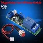 Module de minuterie - vvikizy - 12v - relais temporisé - réglable 1 à 10 secondes - haute précision Module de minuterie - vvikizy - 12v - relais temporisé - réglable 1 à 10 secondes - haute précision