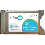 Module pcmcia fransat ci + dernire version 1. 3 carte pc7 - ready for 4k / uhd / full hd