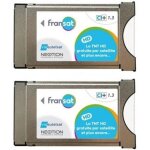 Modules pcmcia - fransat - derni�re version 1. 3 - pack de 2 - ci + - noir