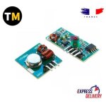 Module transmetteur émetteur et récepteur rf 433mhz fréquence radio sans fil & 4 Module transmetteur émetteur et récepteur rf 433mhz fréquence radio sans fil & 4